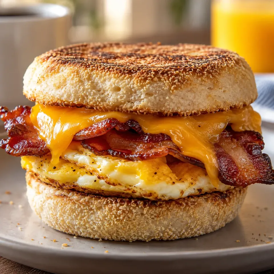 English Muffin Egg Sandwich
